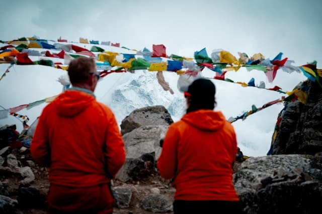 Travel gear packed for Lukla trip